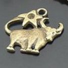 Lot of 300pcs mini Brass Taurus(Bull) doll house miniature toy/jewelry Charm CM933
