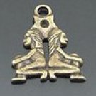 Lot of 300pcs mini Brass Gemini(twins) doll house miniature toy/jewelry Charm