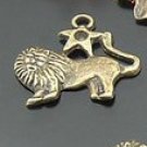 Lot of 300pcs mini Brass Scorpion(lion) doll house miniature toy/jewelry Charm