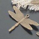 Lot of 300pcs mini Brass Dragonfly dollhouse miniature toy/jewelry Charm