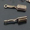 Lot of 300pcs mini Brass COMB dollhouse miniature toy/jewelry Charm