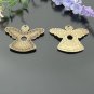 Lot of 100pcs mini brass Angel dollhouse miniature toy/jewelry Charm