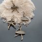 Lot of 200pcs mini Brass Ballet girl dollhouse miniature toy/jewelry Charm