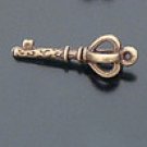 Lot of 300pcs mini Brass Crown key dollhouse miniature toy/jewelry Charm CM640