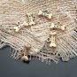 Lot of 50pcs mini Gold Bone dollhouse miniature toy/jewelry Charm