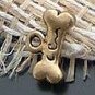 Lot of 50pcs mini Gold Bone dollhouse miniature toy/jewelry Charm