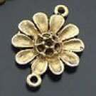 Lot of 20pcs mini Gold Flower dollhouse miniature toy/jewelry Charm