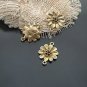Lot of 20pcs mini Gold Flower dollhouse miniature toy/jewelry Charm