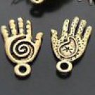 Lot of 50pcs mini Gold Hand dollhouse miniature toy/jewelry Charm