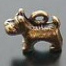 Lot of 20pcs mini Gold Dog dollhouse miniature toy/jewelry Charm