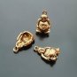 Lot of 10pcs mini Gold Buddha dollhouse miniature toy/jewelry Charm