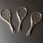Lot of 100pcs mini Badminton Racket doll house miniature toy/jewelry Charm