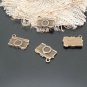 Lot of 200pcs mini Brass Camera dollhouse miniature toy/jewelry Charm