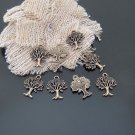 Lot of 200pcs mini Brass Tree dollhouse miniature toy/jewelry Charm CM887