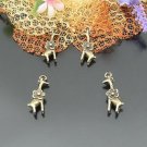Lot of 300pcs mini Brass Flower Giraffe dollhouse miniature toy/jewelry Charm