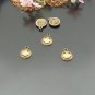 Lot of 1000pcs mini Brass Smile Face dollhouse miniature toy/jewelry Charm B1