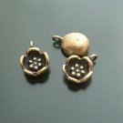 Lot of 500pcs mini Brass Flower dollhouse miniature toy/jewelry Charm B1