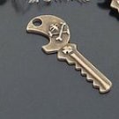 Lot of 300pcs mini Key Horn dollhouse miniature toy/jewelry Charm CM656