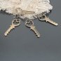 Lot of 300pcs mini Brass Key dollhouse miniature toy/jewelry Charm B14
