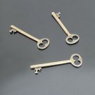 Lot of 100pcs mini brass Key dollhouse miniature toy/jewelry Charm CM654