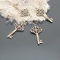 Lot of 200pcs mini Brass KEY dollhouse miniature toy/jewelry Charm CM645