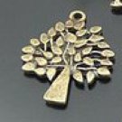 Lot of 100pcs mini brass Tree dollhouse miniature toy/jewelry Charm B4 CM894