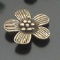 Lot of 100pcs mini brass Flower dollhouse miniature toy/jewelry Charm B7