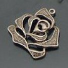 Lot of 200pcs mini Rose flower dollhouse miniature toy/jewelry Charm B11