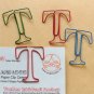 Lot of 96pcs Paper Clip T  Alphabet Shaped/bookmark