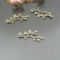 Lot of 200pcs mini Brass Branch dollhouse miniature toy/jewelry Charm