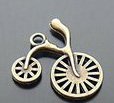 Lot of 200pcs mini Brass Bike dollhouse miniature toy/jewelry Charm B2