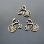 Lot of 200pcs mini Brass Bike dollhouse miniature toy/jewelry Charm B2