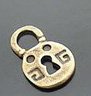 Lot of 500pcs mini Brass Padlock dollhouse miniature toy/jewelry Charm B2