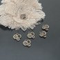 Lot of 500pcs mini Brass Button dollhouse miniature toy/jewelry Charm