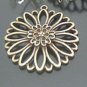 Lot of 100pcs mini brass Daisy Flower dollhouse miniature toy/jewelry Charm