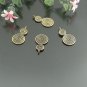 wholesale 300pcs mini Brass Calabash Swirl dollhouse miniature toy/jewelry Charm