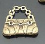 Lot of 500pcs mini Brass Bag dollhouse miniature toy/jewelry Charm B2