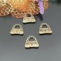 Lot of 500pcs mini Brass Bag dollhouse miniature toy/jewelry Charm B2