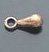 Lot of 600pcs mini Brass Raindrop dollhouse miniature toy/jewelry Charm B2