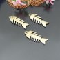 Lot of 100pcs mini brass Fish Bone dollhouse miniature toy/jewelry Charm B2