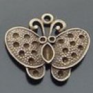 Lot of 200pcs mini Brass Butterfly dollhouse miniature toy/jewelry Charm B4