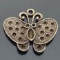 Lot of 200pcs mini Brass Butterfly dollhouse miniature toy/jewelry Charm B4
