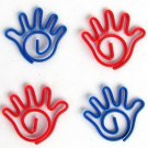 Lot of 96pcs Paper Clip Hand Palm Shaped/bookmark A2