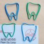 Lot of 96pcs Paper Clip Tooth/Teeth Shaped/bookmark