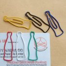 Lot of 96pcs Paper Clip Bottle Shaped/bookmark