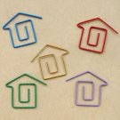 Lot of 96pcs Paper Clip House Shaped/bookmark