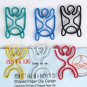 Lot of 96pcs Paper Clip Rope Jumping Shaped/bookmark