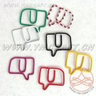 Lot of 96pcs Paper Clip Talking Sign Shaped/bookmark