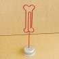 Memo & Name Holder Stand Display Bone Shaped