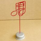 Memo & Name Holder Stand Display Music Shaped